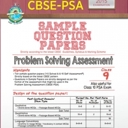 Oswaal CBSE CCE Sample Question Papers Problem Solving Assessment for Class 9th & 10th
