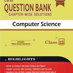 Oswaal CBSE Question Bank chapter-wise solutions For Class 12 Computer Science