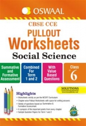 Oswaal CBSE CCE Pullout Worksheets Social Sciecne For Class 6