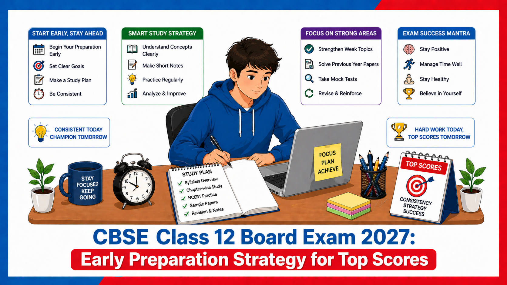 CBSE Class 12 Study Strategy 2026-27 for Top Scores