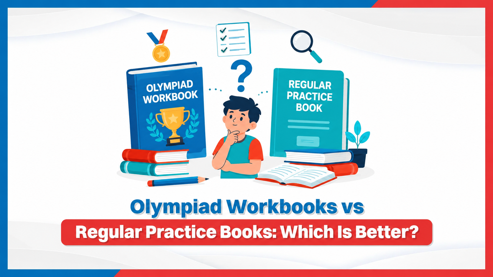 olympiad workbooks vs regular Practice Books