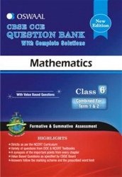 Oswaal CBSE CCE Question Banks Mathemaitcs For Class 6