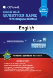 Oswaal CBSE CCE Question Banks English For Class 6