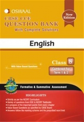 Oswaal CBSE CCE Question Banks English For Class 8