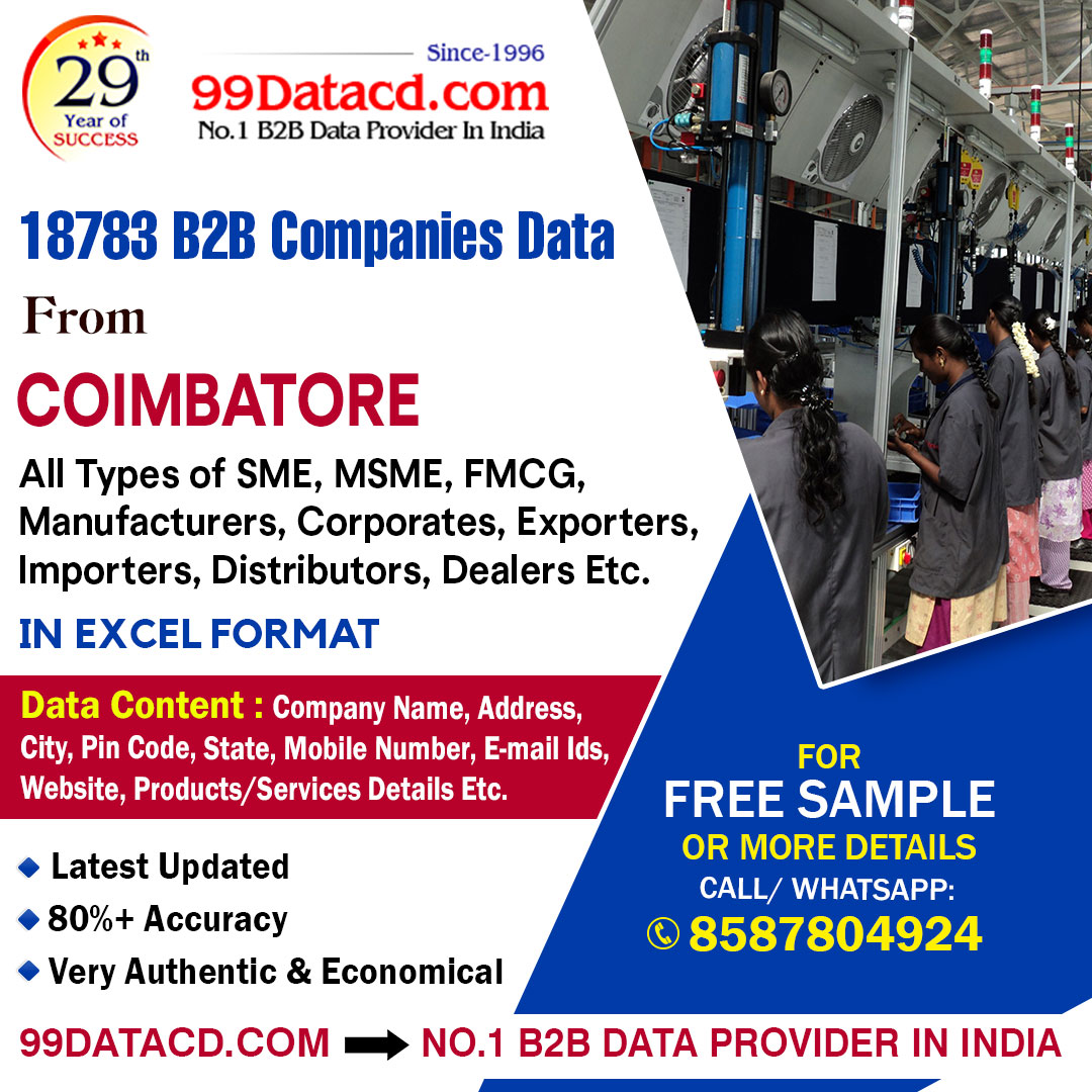 Top Verified List of Companies in Coimbatore