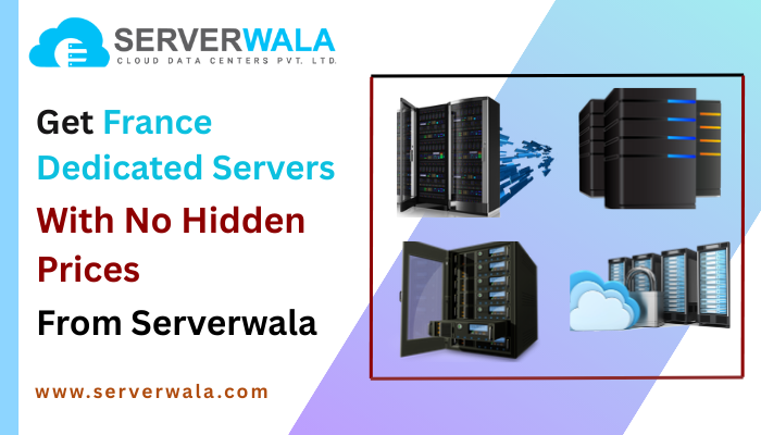 Get France Dedicated Servers with No Hidden Prices from Serverwala