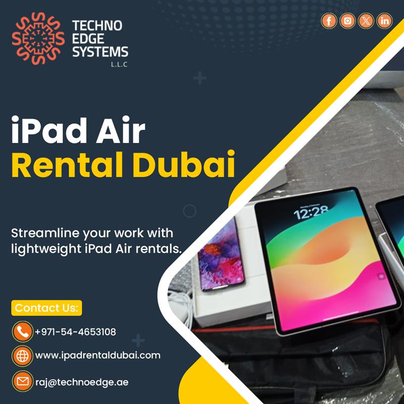 Where Can I Rent an iPad Air in Dubai?