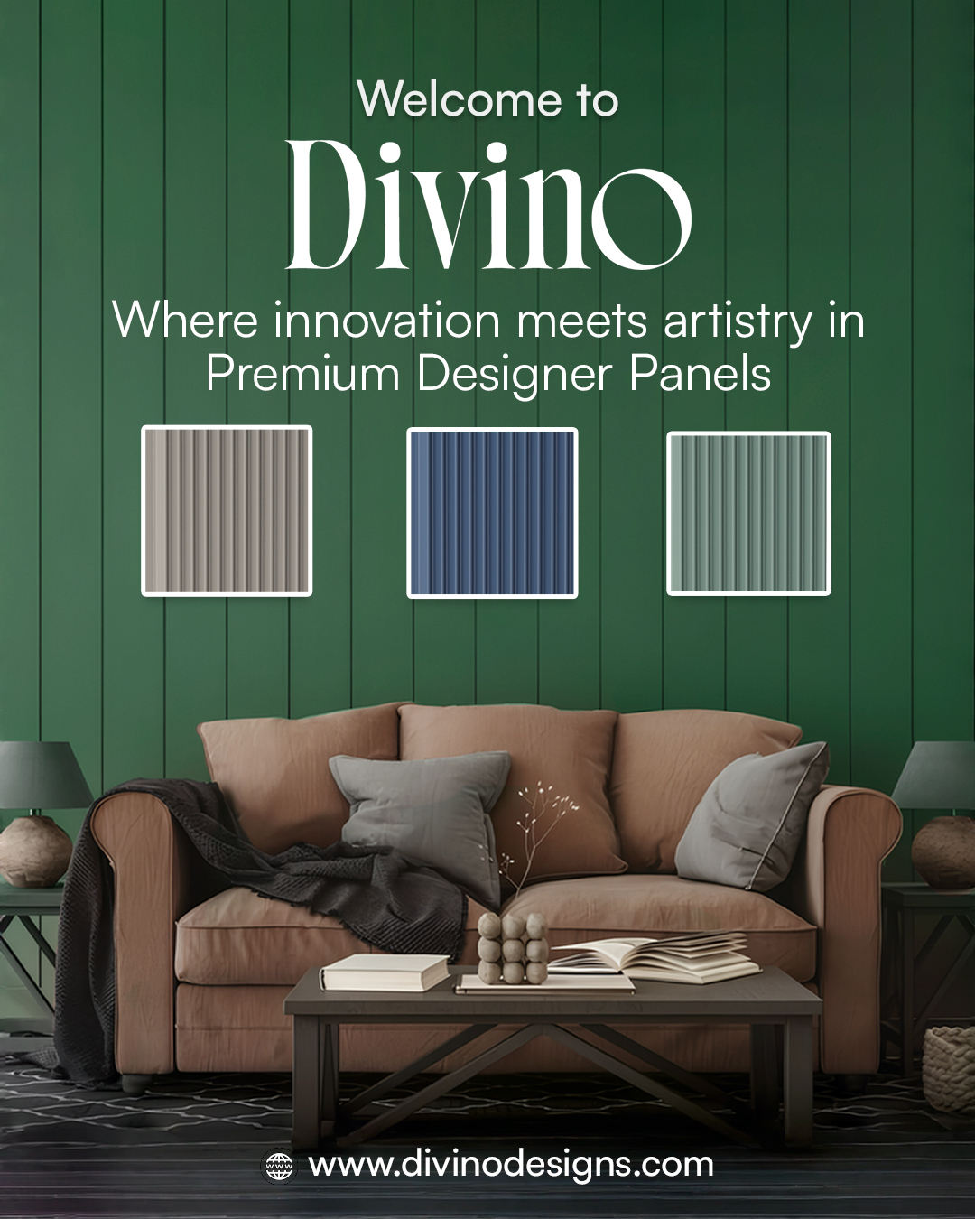 Wooden Wall Panels at Divino in Mumbai
