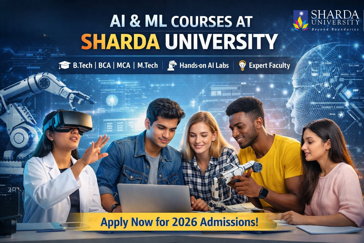 Learn Artificial Intelligence and Machine Learning – Sharda University