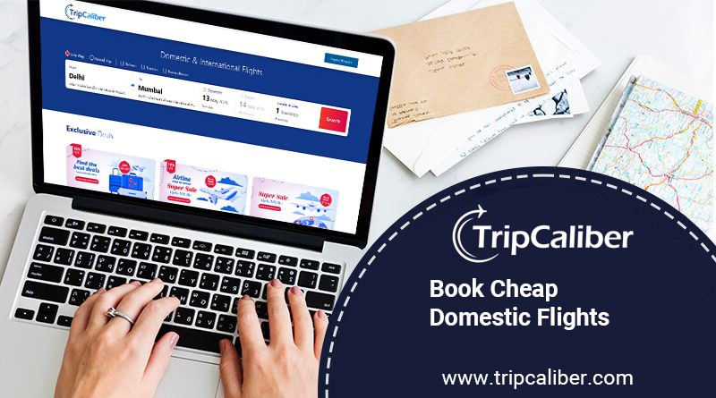 Book Cheap Domestic Flights in India with TripCaliber
