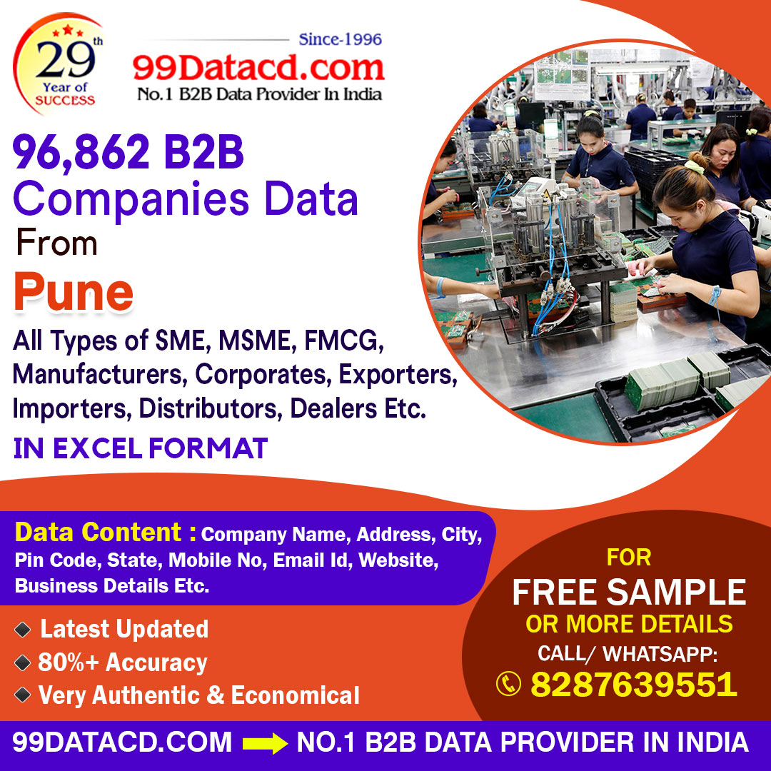Download List of  Companies in Pune - 99Datacd