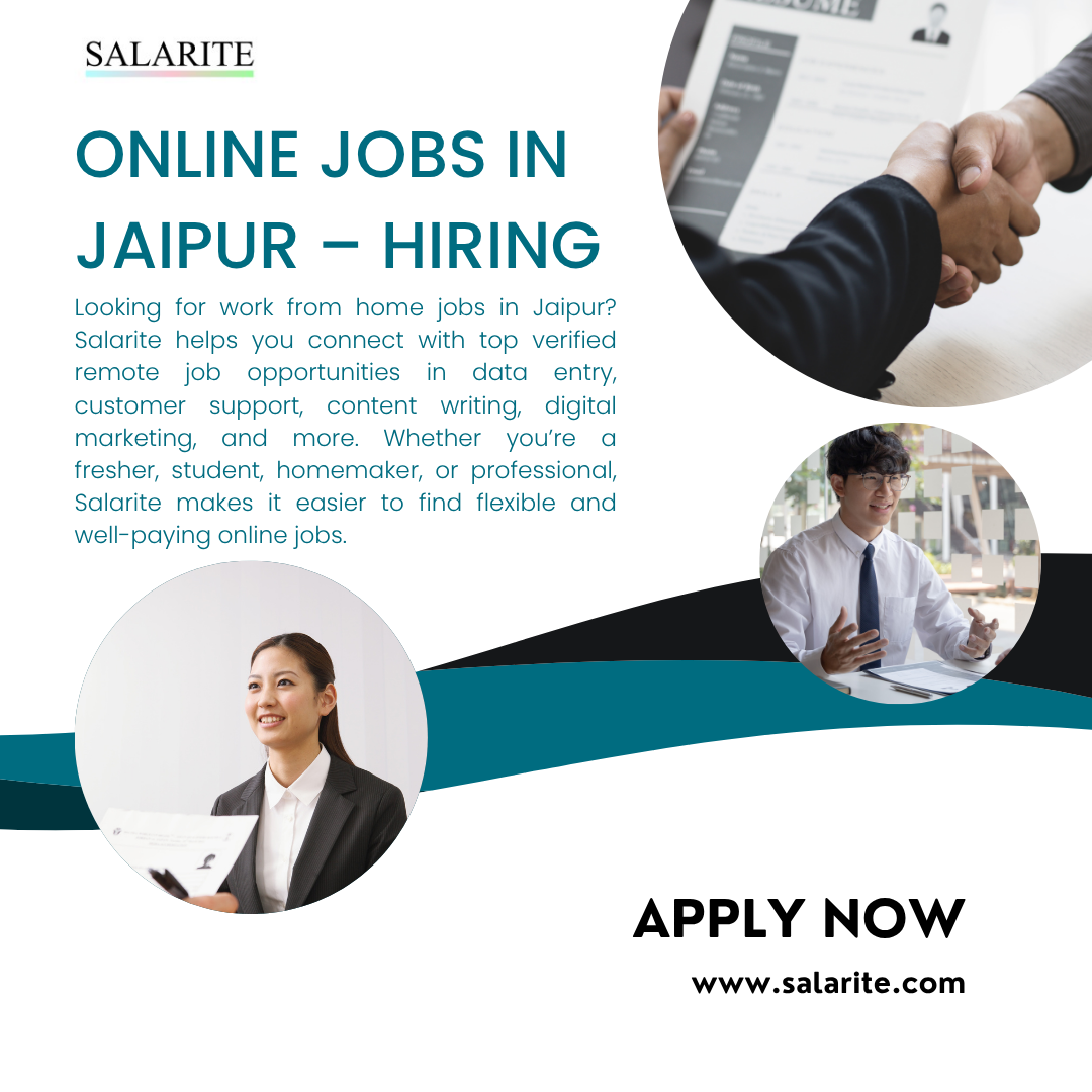 Online Jobs in Jaipur – Hiring