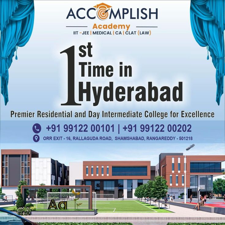 Best Inter College for IIT JEE | NEET | CLAT | CA | Shamshabad | Hyderabad - AccomplishAcademy